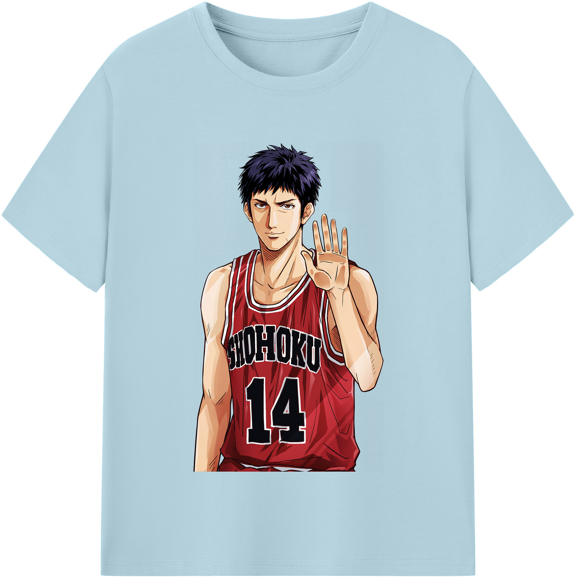 （画像用） SLAM DUNK／スラムダンク 綿100％半袖Tシャツ（フロントプリント）